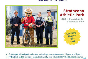 Strathcona County RCMP and Strathcona County Enforcement Services Host Annual Bike Rodeo and Safety Fair