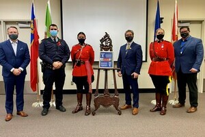 Strathcona County RCMP Unveils Treaty 6 Land Acknowledgement At Ceremony