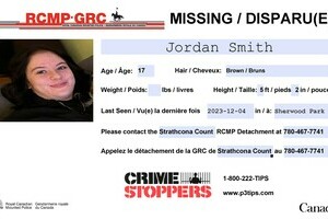 Strathcona County RCMP Seek Public Assistance In Locating Missing Female Youth