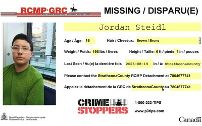 Strathcona County RCMP Seek Assistance In Locating Missing Youth